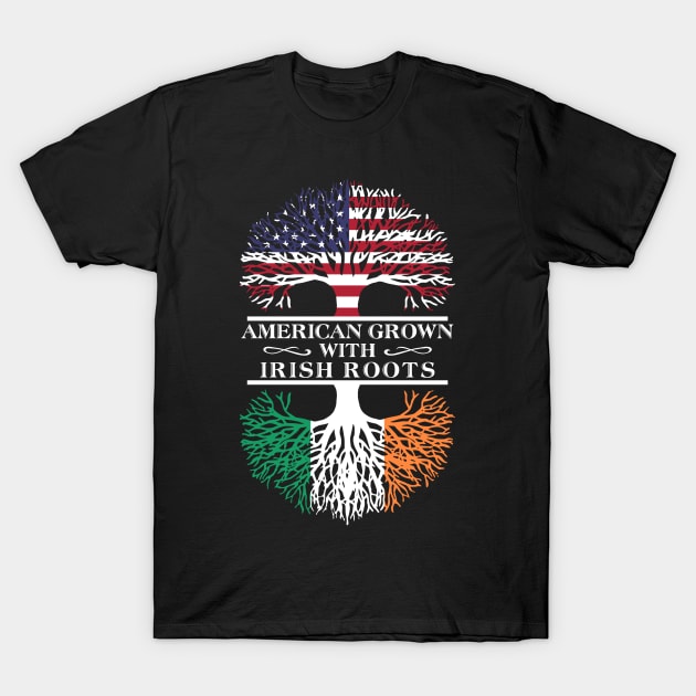 American with Irish roots T-Shirt by Andreeastore  